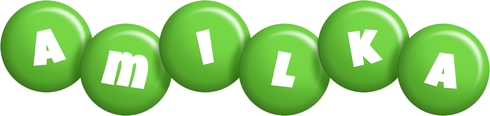 Amilka candy-green logo