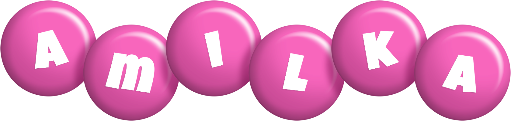 Amilka candy-pink logo
