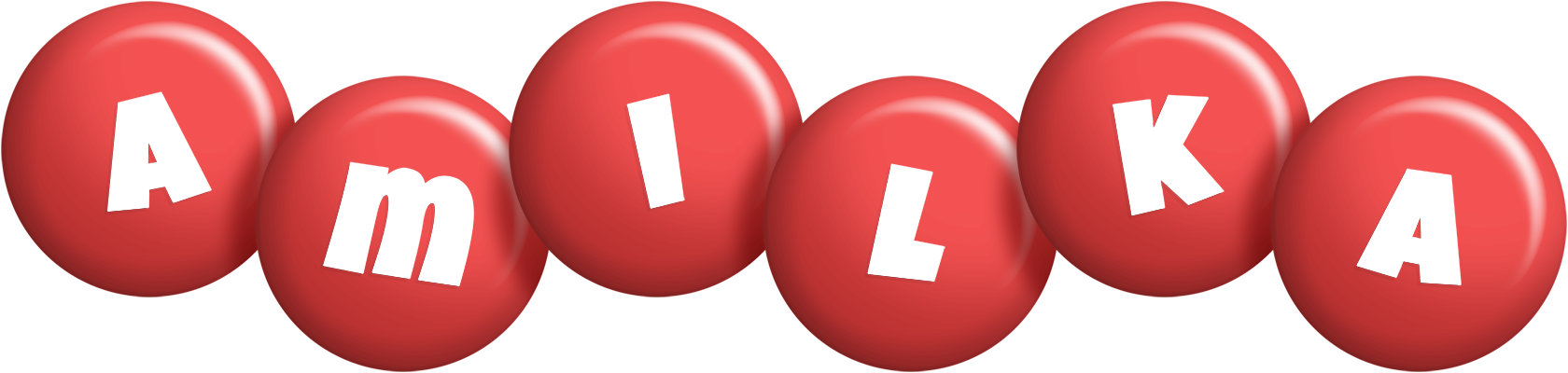 Amilka candy-red logo