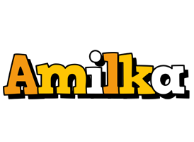 Amilka cartoon logo