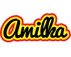 Amilka flaming logo