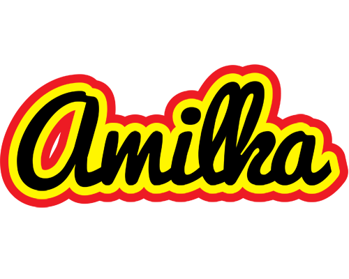 Amilka flaming logo