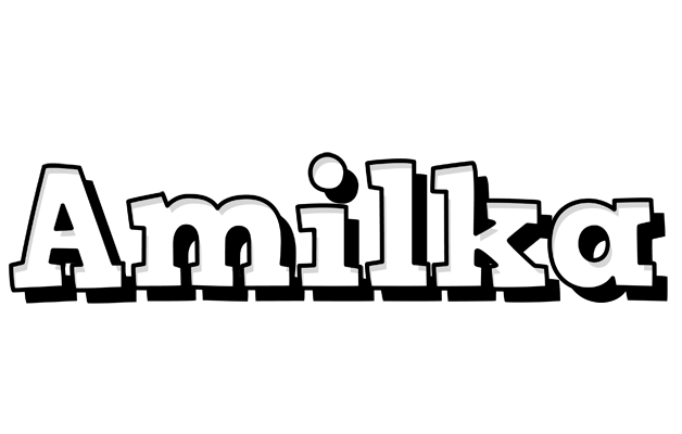 Amilka snowing logo