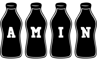 Amin bottle logo
