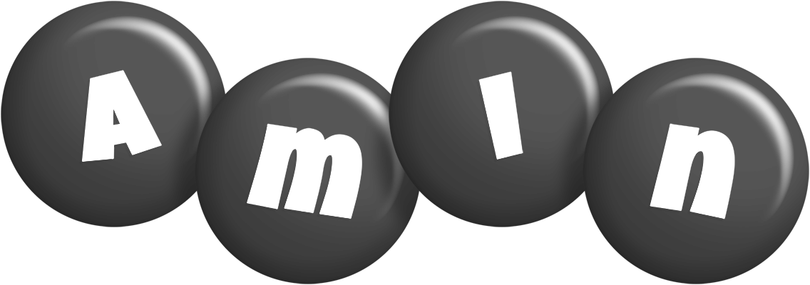 Amin candy-black logo