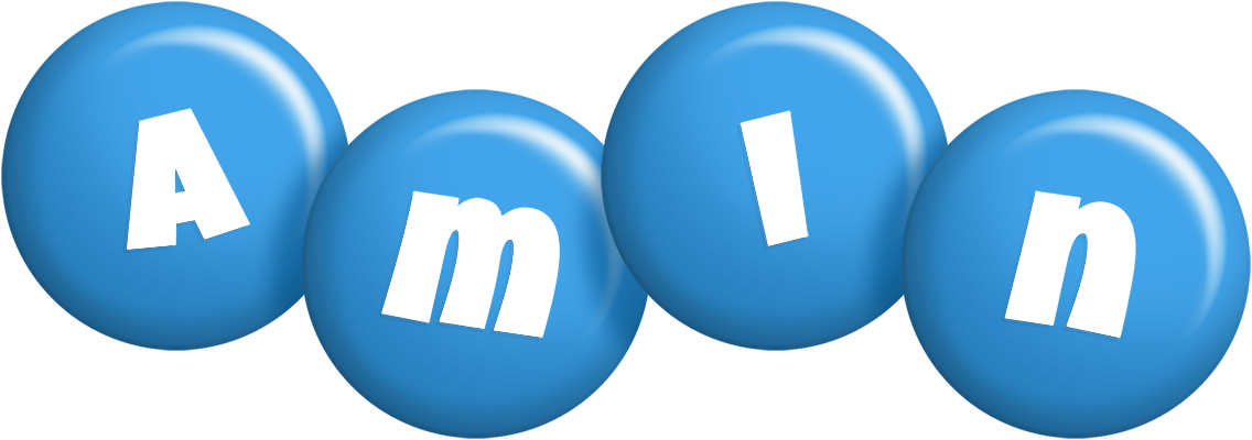 Amin candy-blue logo