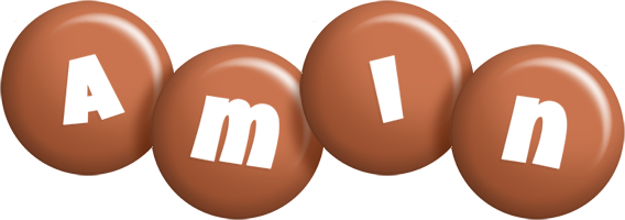 Amin candy-brown logo