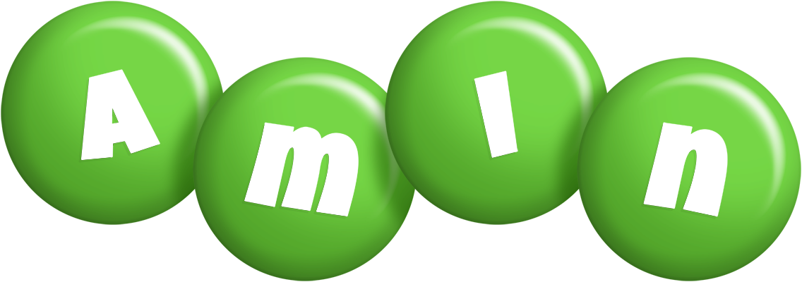 Amin candy-green logo