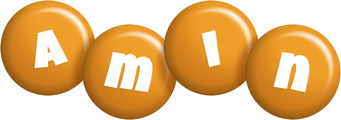 Amin candy-orange logo