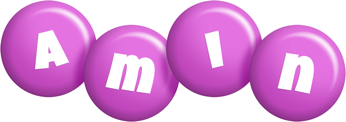 Amin candy-purple logo