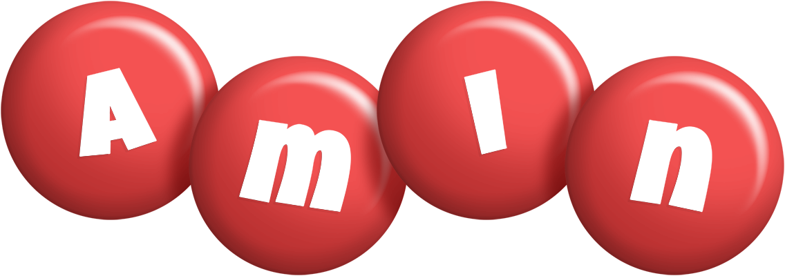 Amin candy-red logo