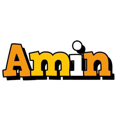 Amin cartoon logo
