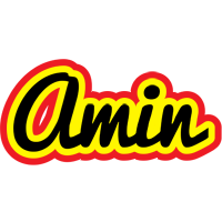 Amin flaming logo