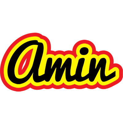 Amin flaming logo