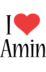 Amin i-love logo