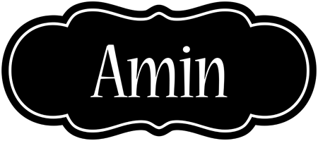 Amin welcome logo