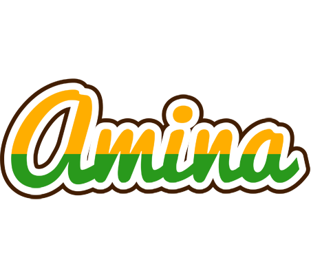 Amina banana logo