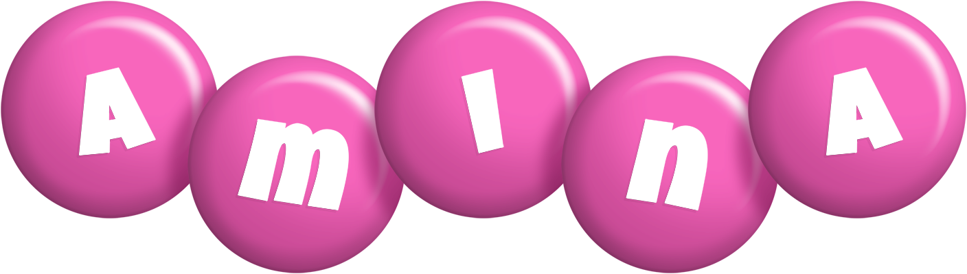 Amina candy-pink logo