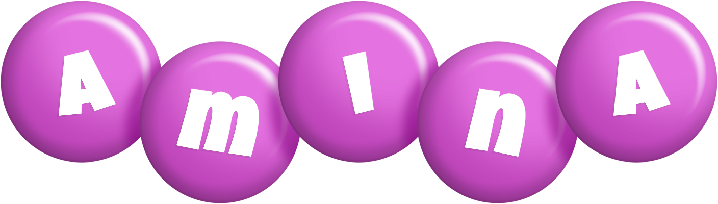 Amina candy-purple logo