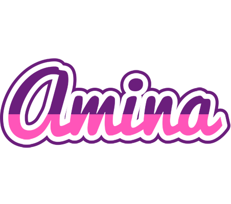 Amina cheerful logo