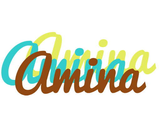 Amina cupcake logo