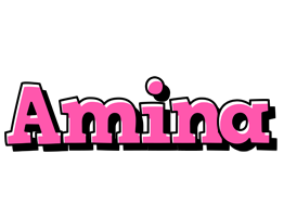 Amina girlish logo