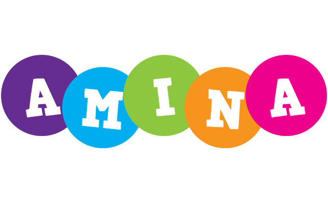 Amina happy logo