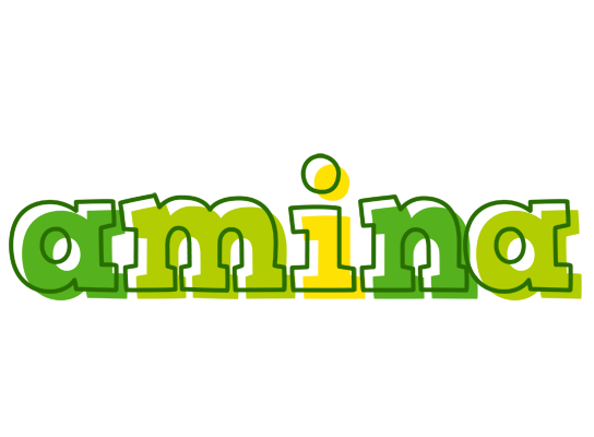 Amina juice logo