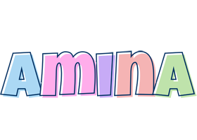 Amina pastel logo