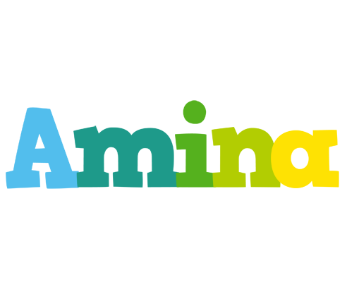 Amina rainbows logo