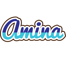 Amina raining logo