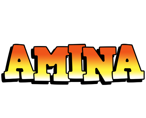 Amina sunset logo