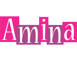 Amina whine logo