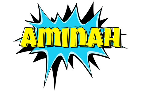 Aminah amazing logo