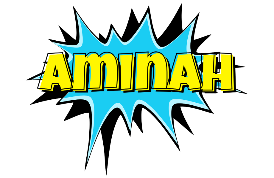 Aminah amazing logo