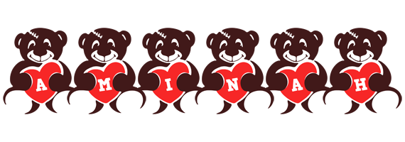 Aminah bear logo