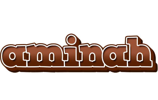 Aminah brownie logo