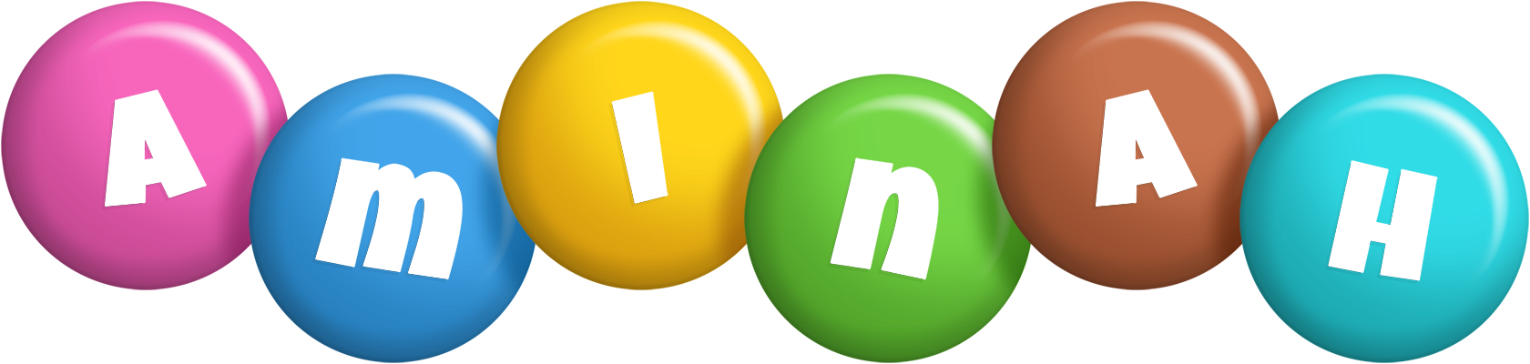 Aminah candy logo