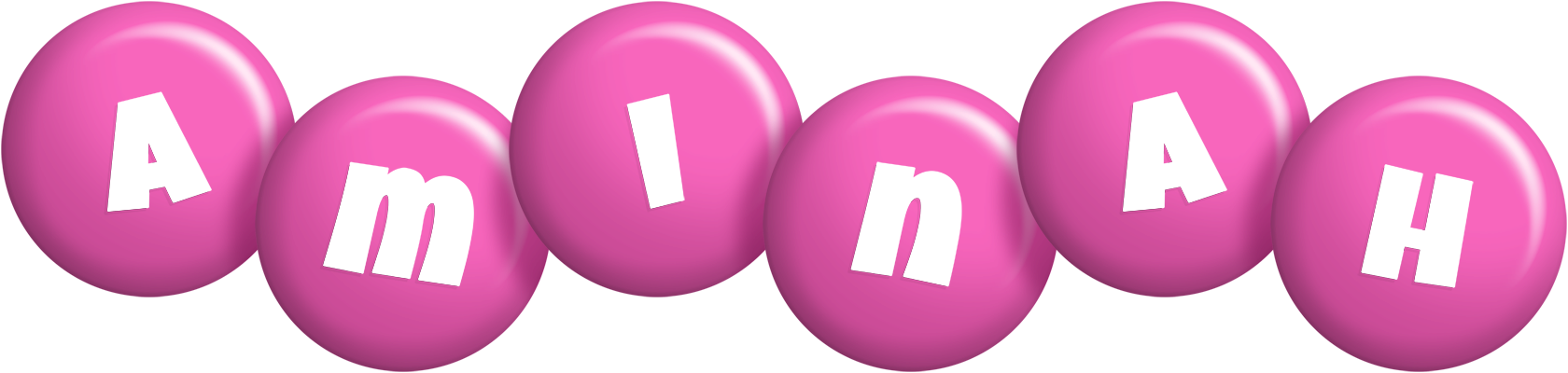 Aminah candy-pink logo