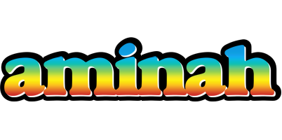 Aminah color logo