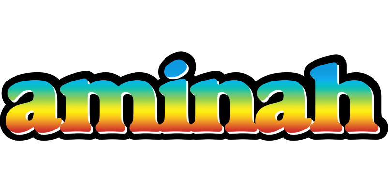 Aminah color logo