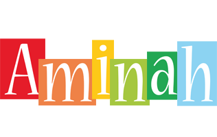 Aminah colors logo