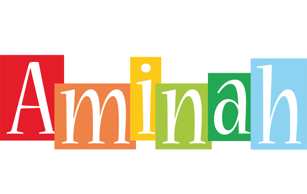 Aminah colors logo