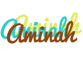 Aminah cupcake logo