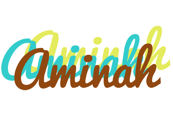 Aminah cupcake logo