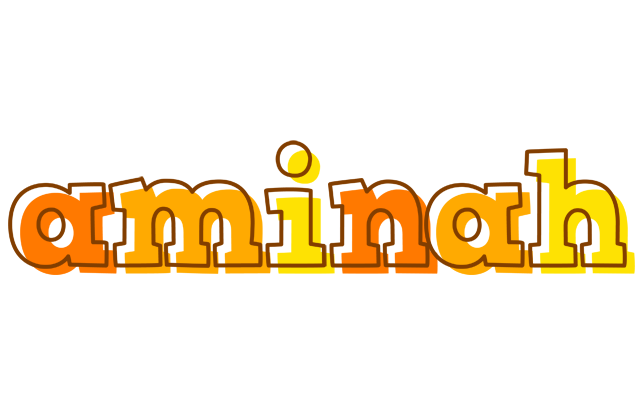 Aminah desert logo