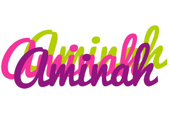Aminah flowers logo