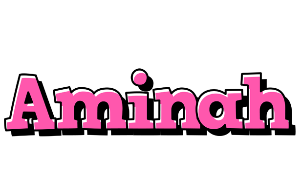 Aminah girlish logo
