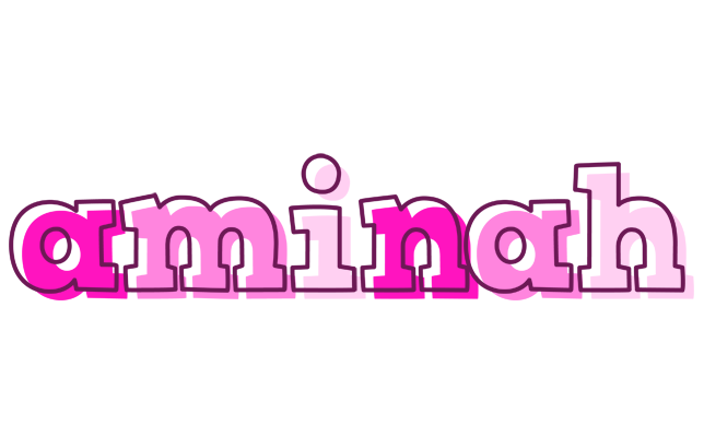 Aminah hello logo