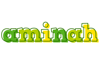 Aminah juice logo